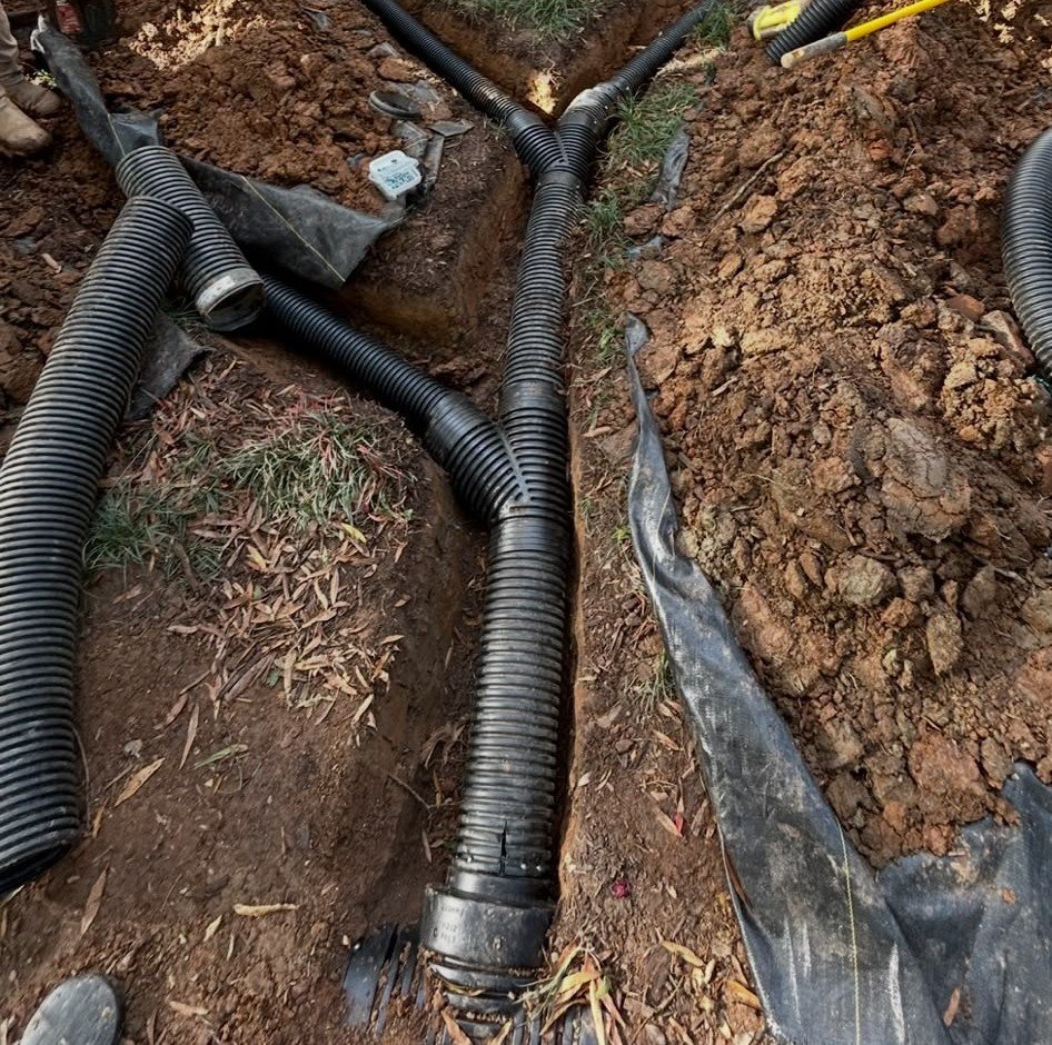 Drainage solutions project, view 1