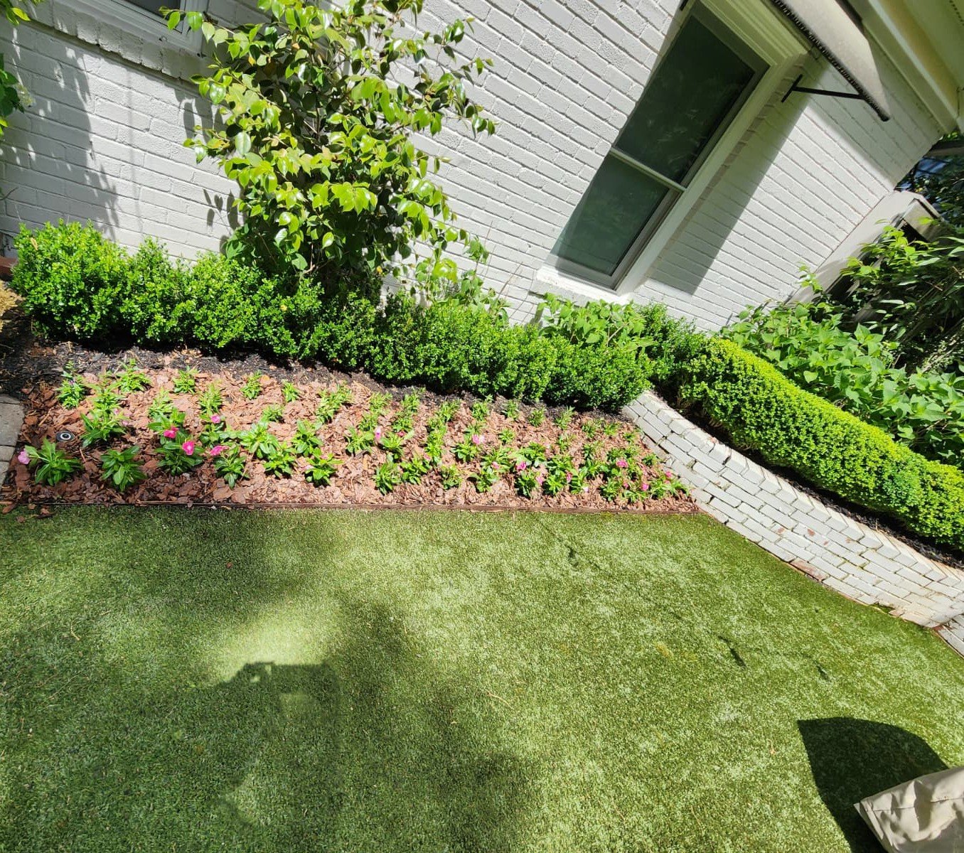 Custom landscape design and garden installation